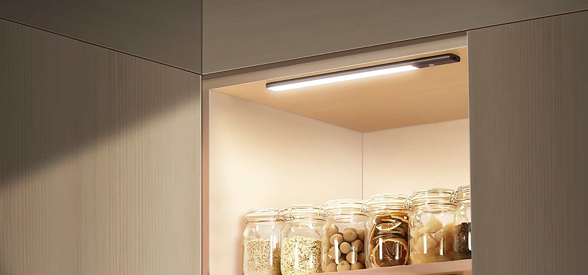 EZVALO LED 5000K White Motion Sensor Cabinet Light 10400mAh Battery  Operated Wireless Magnetic Strip Lighting Kitchen Cupboard Night Light  Wholesale