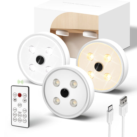 EZVALO LED Closet Light USB Rechargeable Under Cabinet Lightening Stic –  SOLOPICK