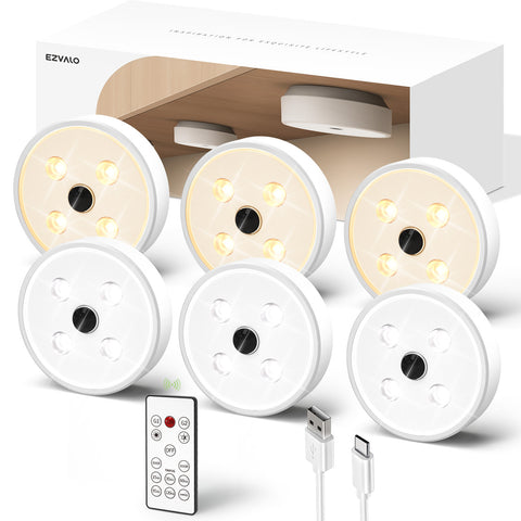 EZVALO Under Cabinet Lights, LED Closet Light Wireless USB Charging, Motion  Sensor Lighting Indoor 5300K Dimmable Night Lights with Remote Control for  Kitchen,Bedroom,Wardrobe,Hallway,Stairs (5 Pcs) - Coupon Codes, Promo  Codes, Daily Deals