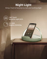 EZVALO 4 in 1 Portable Bedside Lamp  Bluetooth Speaker