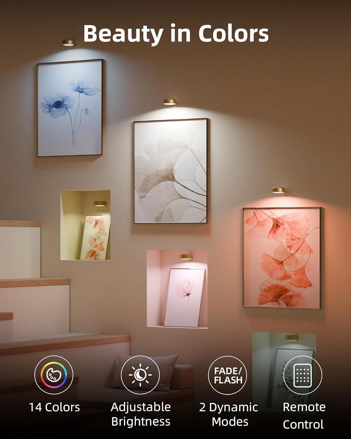 EZVALO Wall Lights for Pictures,Gallery,Frame