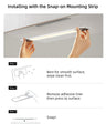 Motion sensor light installation steps, simple to get started disassembly without leaving marks